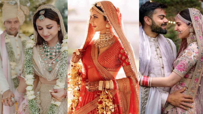 Wedding Lehenga : बॉलीवुड की प्रमुख महिलाओं द्वारा प्रस्तुत की गई 7 सबसे प्रतीकात्मक Wedding Lehenga