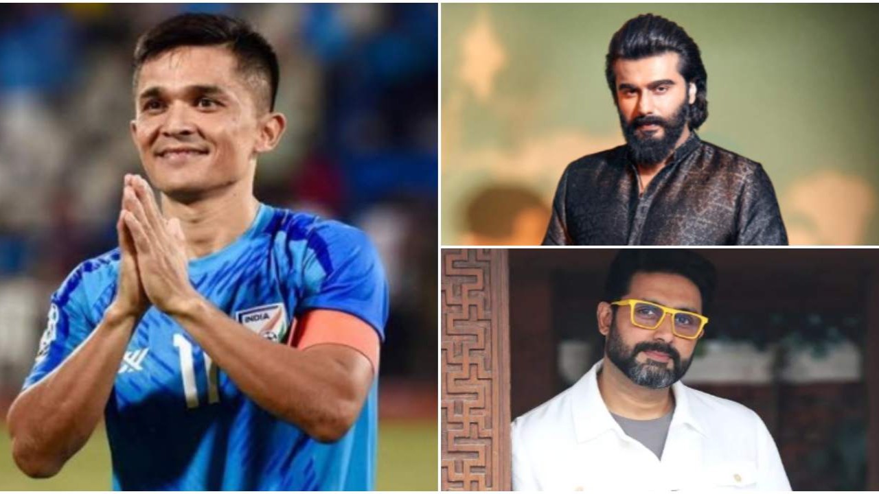 बॉलीवुड सेलिब्रिटीज ने Sunil Chhetri को अंतरराष्ट्रीय फुटबॉल से विदाई देते हुए उनको श्रद्धांजलि अर्पित करते हैं।