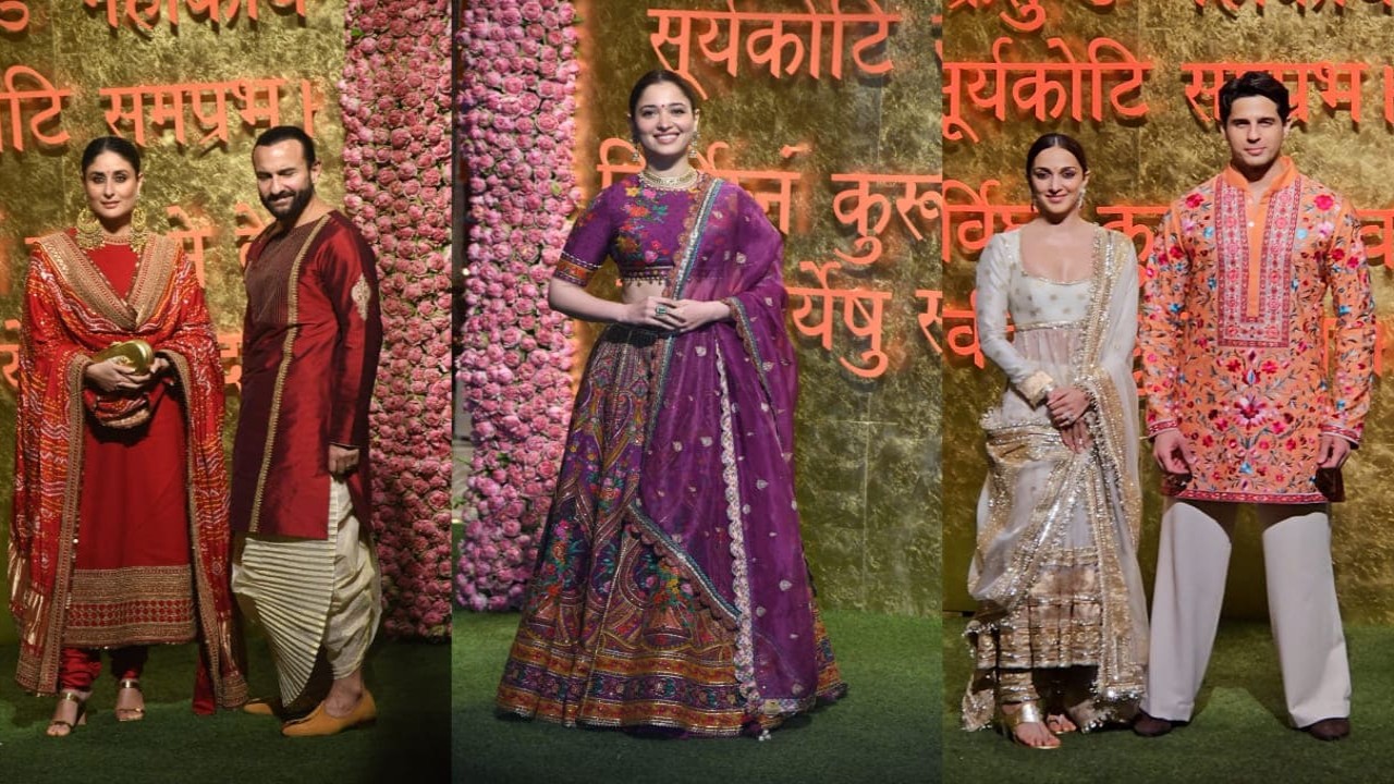 Who wore what at Ambani Ganesh Chaturthi 2024 celebrations: Tamannaah Bhatia, Kiara Advani, Kareena Kapoor and more